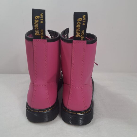 NEW Dr. Martens Zavala PINK Combat Boots LA004‎ size 7 Women’s shoes - Picture 9 of 11